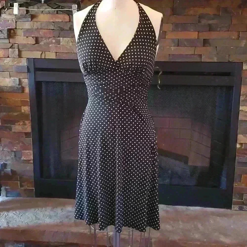 Polka dot Halter dress